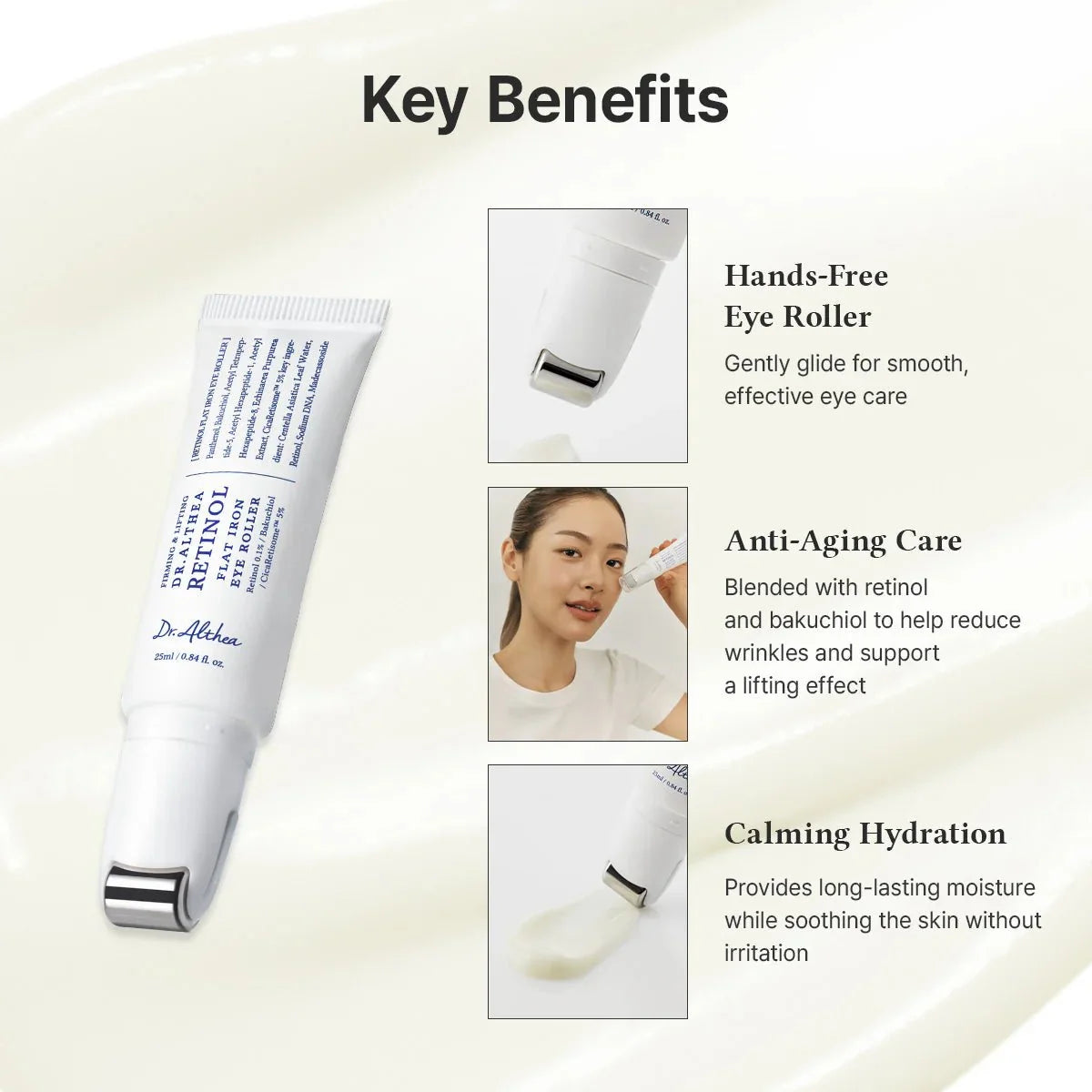 Dr. Althea Retinol Flat Iron Eye Roller 25ml