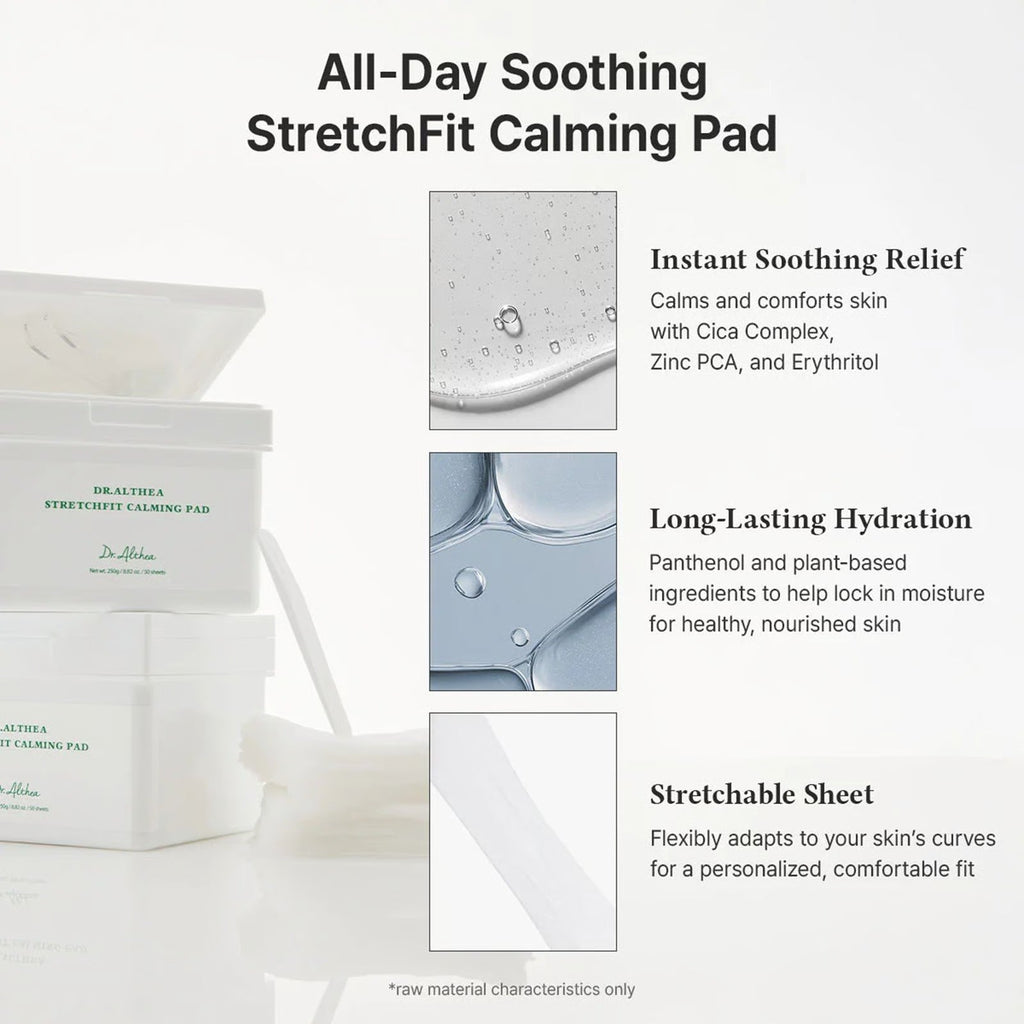 Dr. Althea Stretch Fit Calming Pad 50 sheets