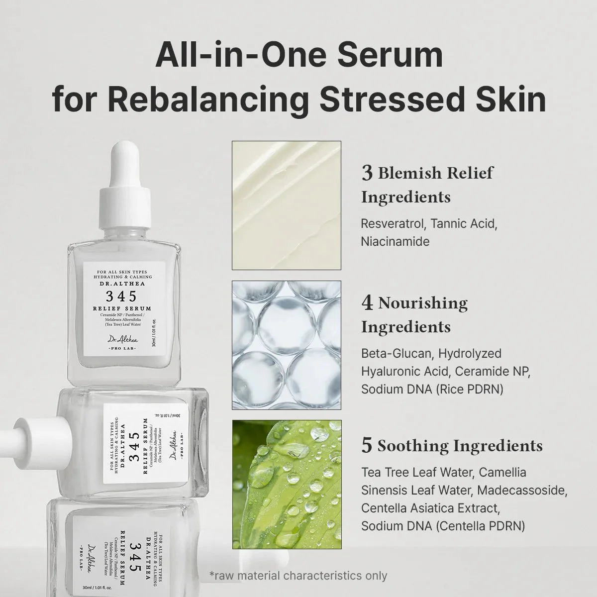 Dr. Althea 345 Relief Serum 30ml/15ml