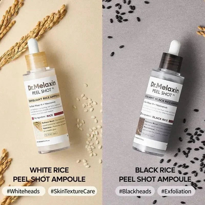 Dr.Melaxin Peel Shot Exfoliating Black Rice Ampoule 80ml