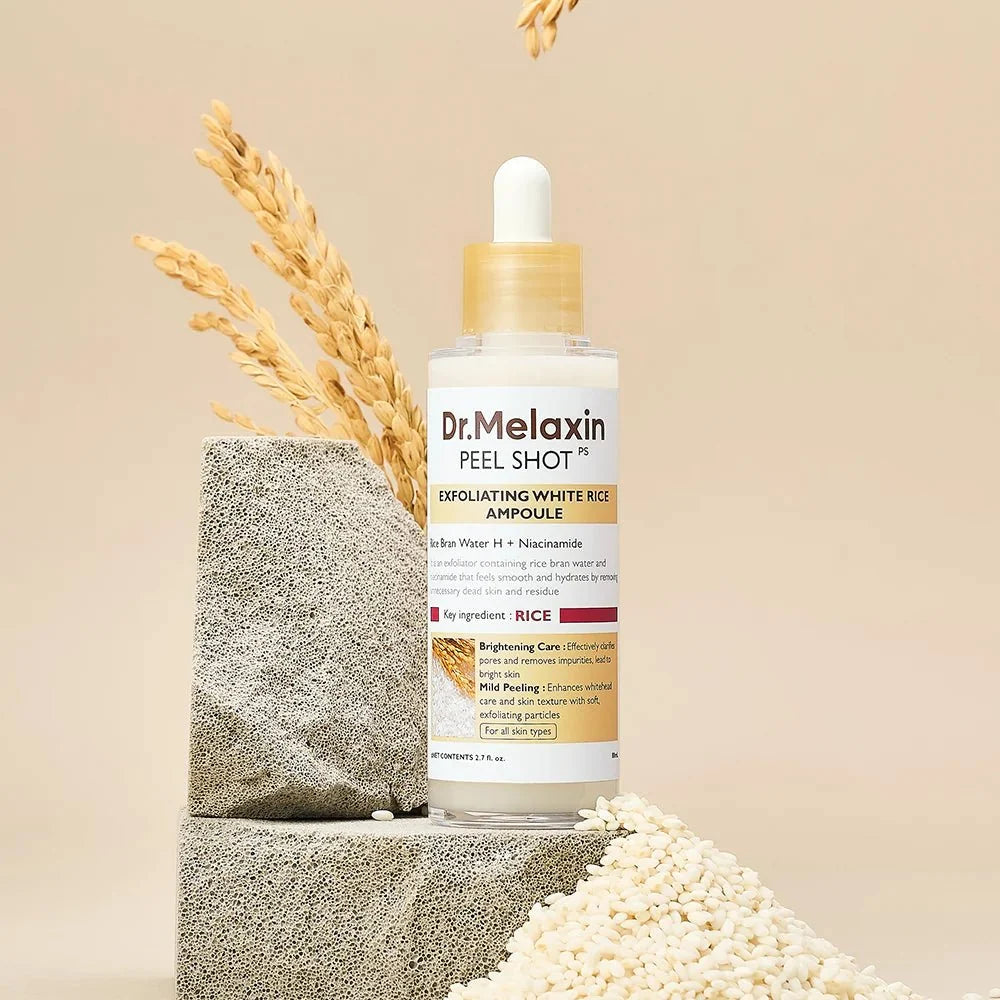 Dr.Melaxin Peel Shot Exfoliating White Rice Ampoule 80ml
