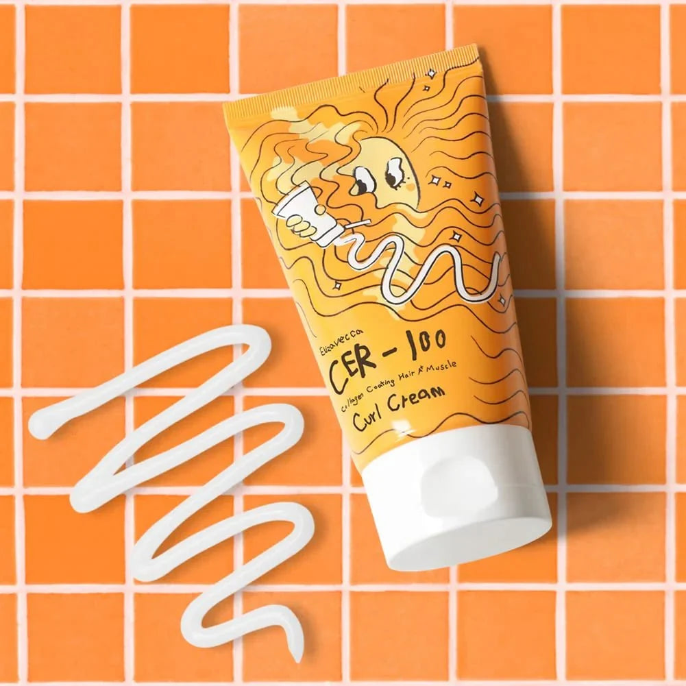 Elizavecca Cer 100 Collagen Coating Hair A+ Muscle Curl Cream 120ml