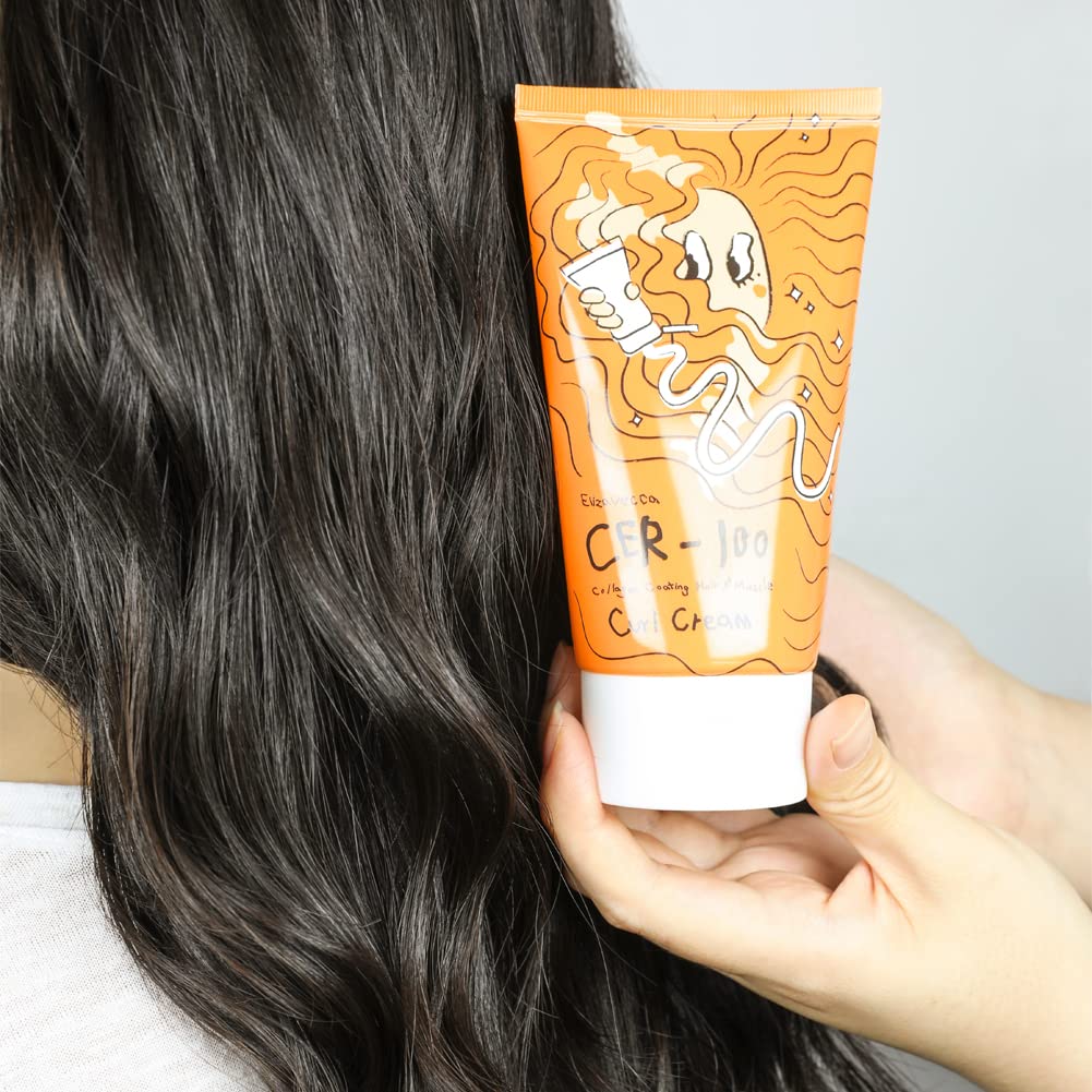 Elizavecca Cer 100 Collagen Coating Hair A+ Muscle Curl Cream 120ml