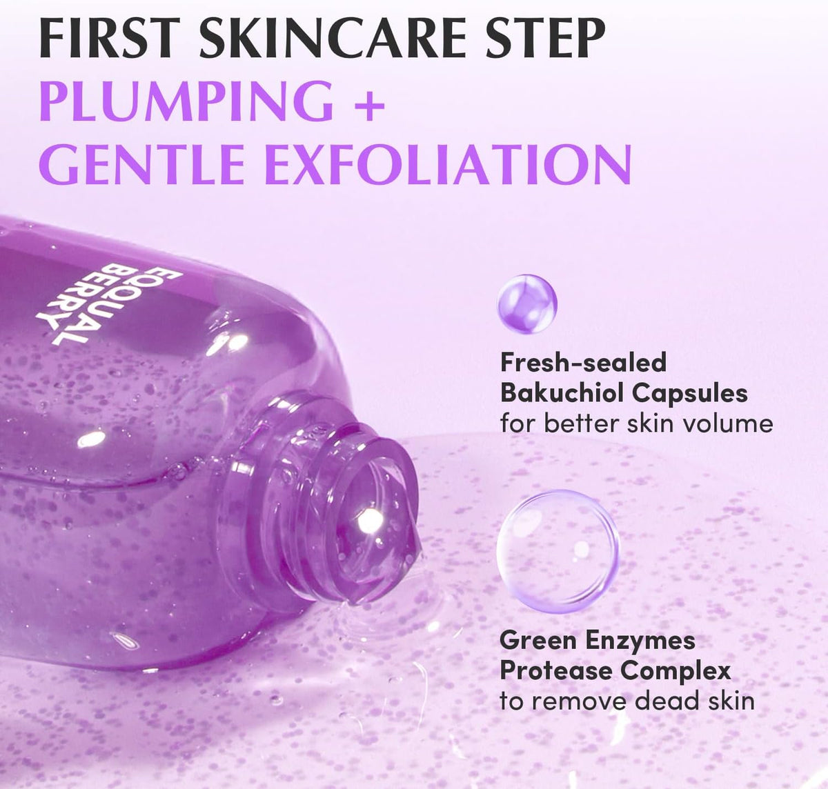 EQQUALBERRY Bakuchiol Plumping Capsule Toner 150ml