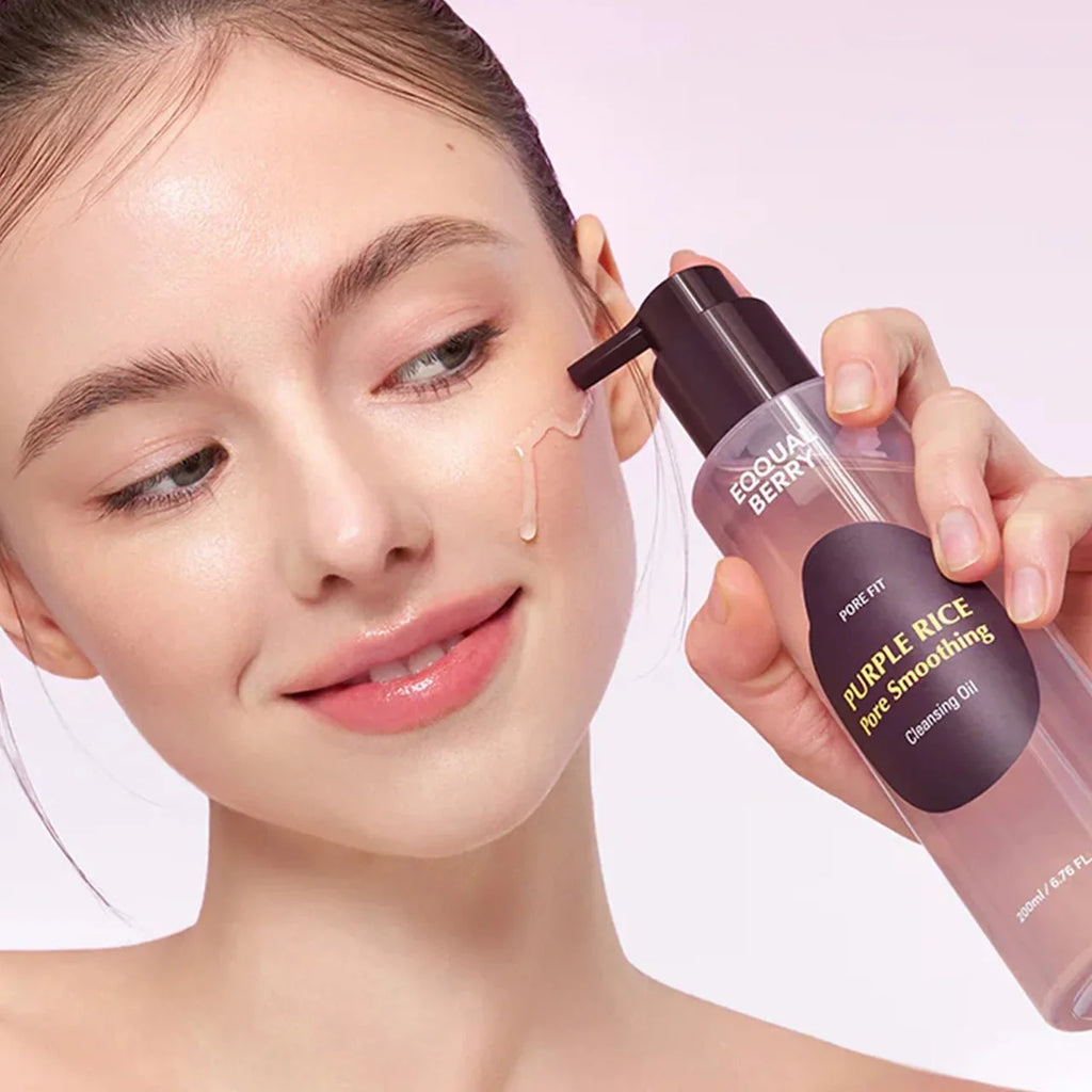 EQQUALBERRY Purple Rice Pore Smoothing Cleansing Oil 200ml
