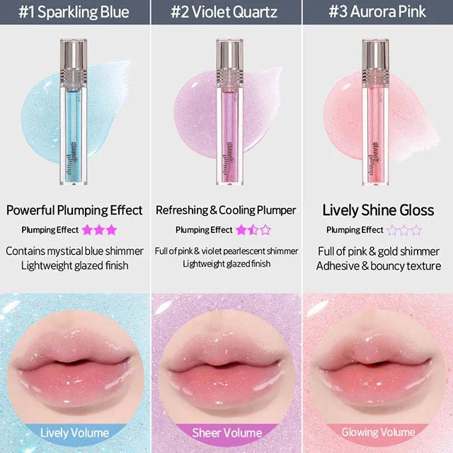 ETUDE Glaze Plump Gloss 02 Violet Quartz (Clearance)