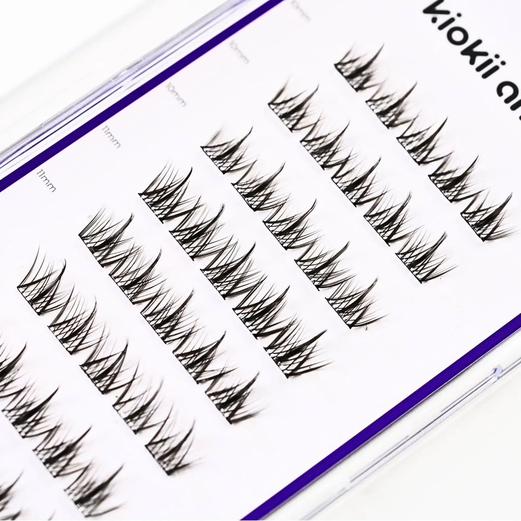 Kiokii Book Cluster Glue-Free Lashes - Elegant Length 10mm-12mm
