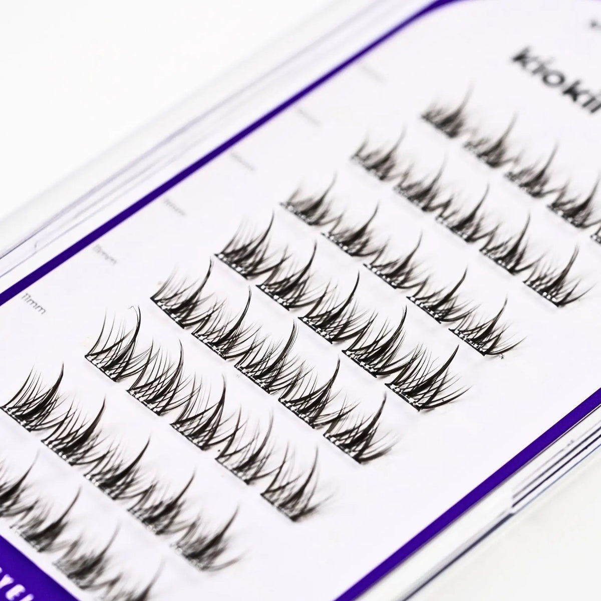 Kiokii Book Cluster Glue-Free Lashes - Elegant Length 10mm-12mm