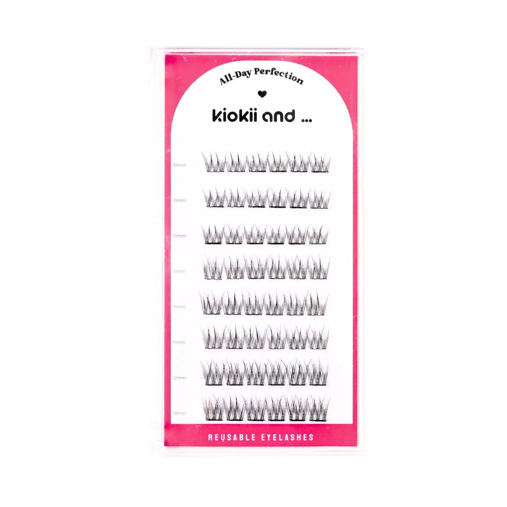Kiokii Book Cluster Glue-Free Lashes - Fluttery Natural 12mm-10mm