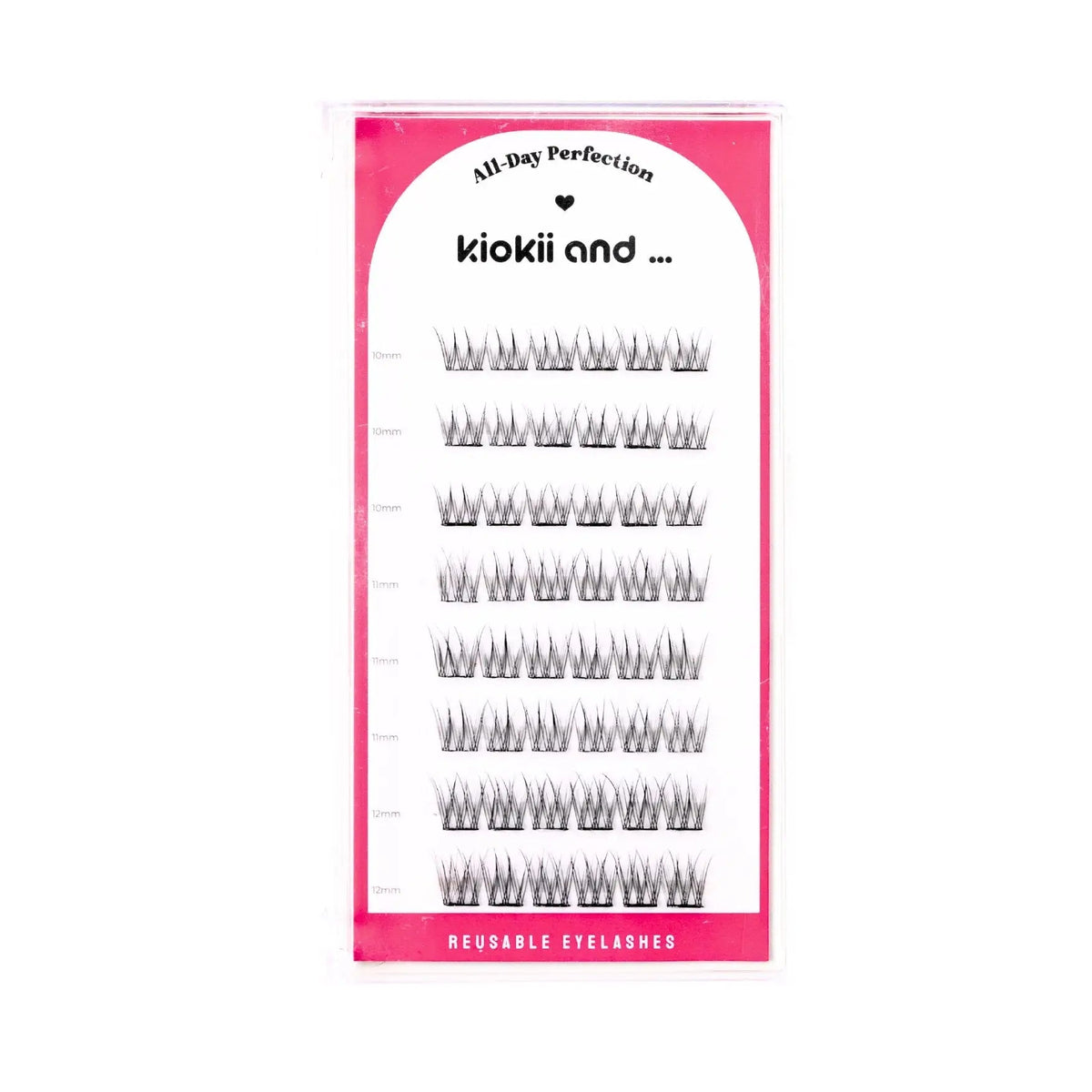 Kiokii Book Cluster Glue-Free Lashes - Fluttery Natural 12mm-10mm