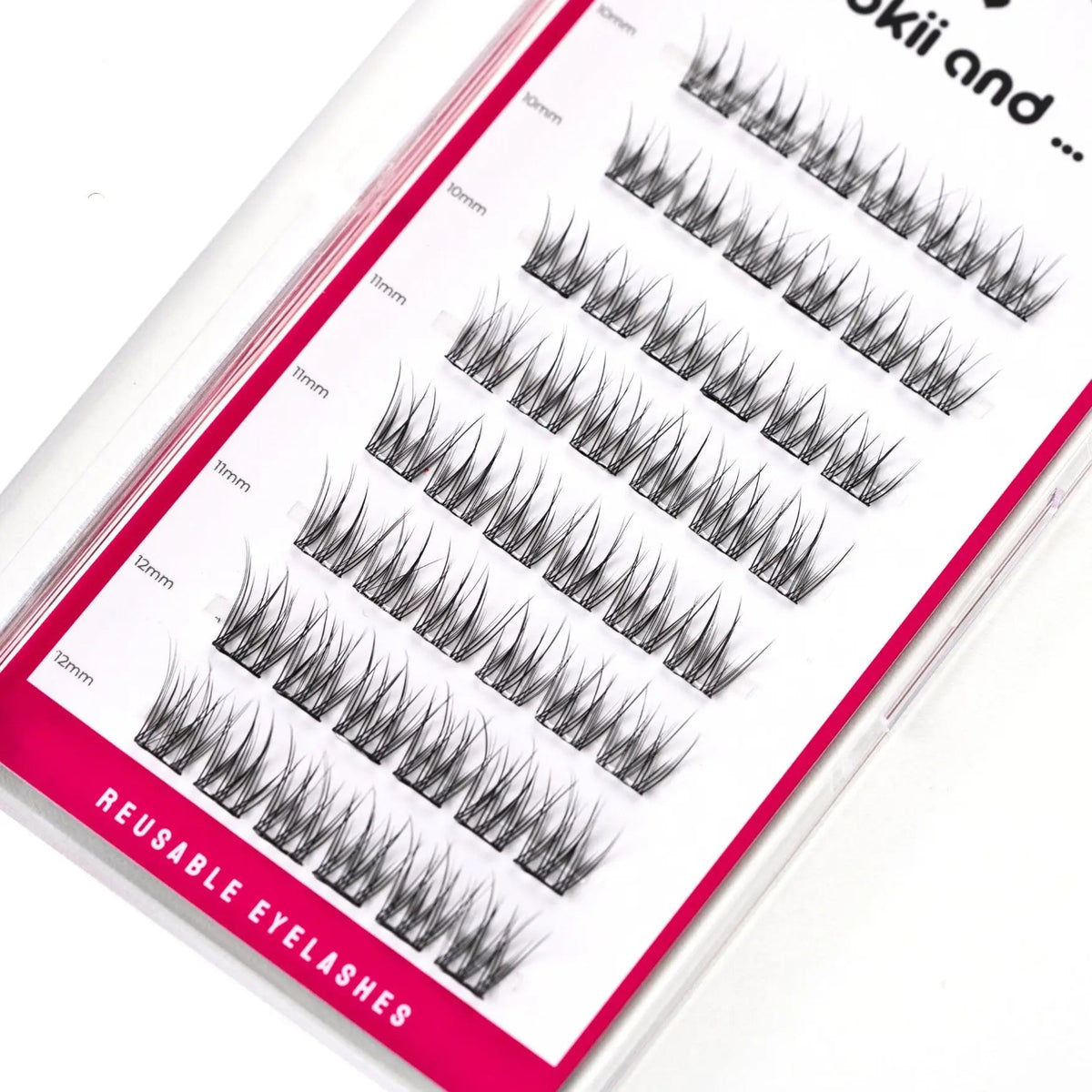 Kiokii Book Cluster Glue-Free Lashes - Fluttery Natural 12mm-10mm