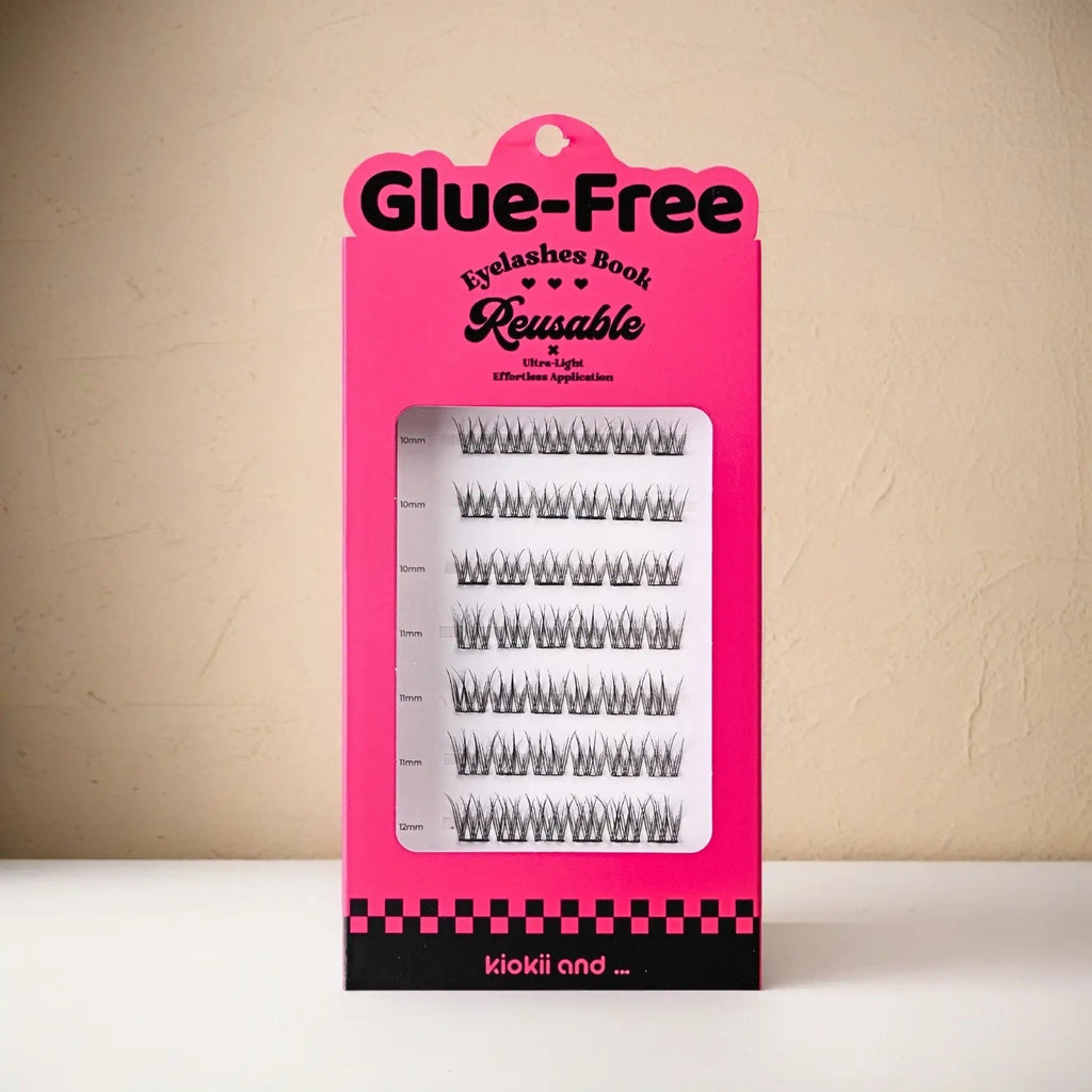 Kiokii Book Cluster Glue-Free Lashes - Fluttery Natural 12mm-10mm