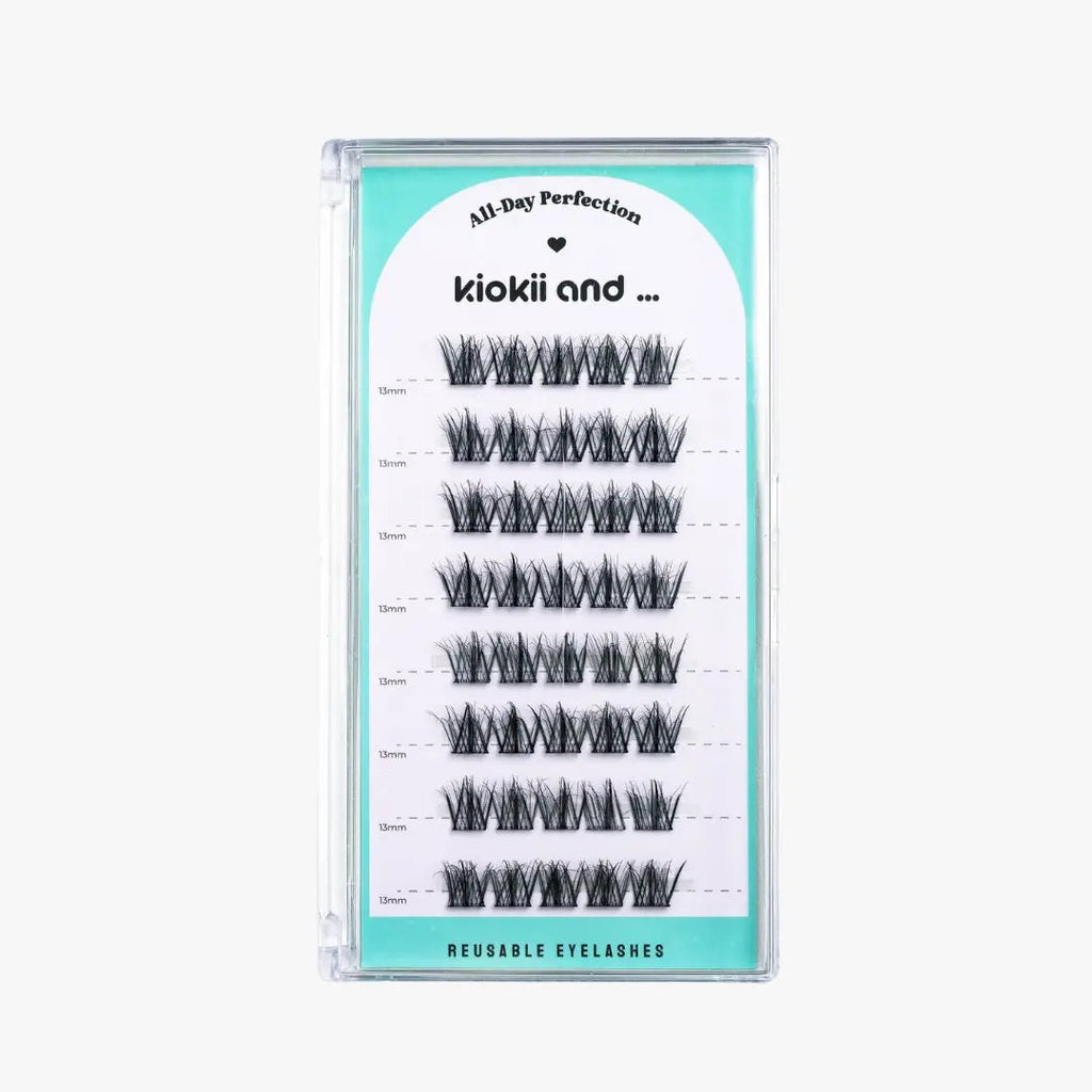Kiokii Book Cluster Glue-Free Lashes - Silk Stacks 13mm