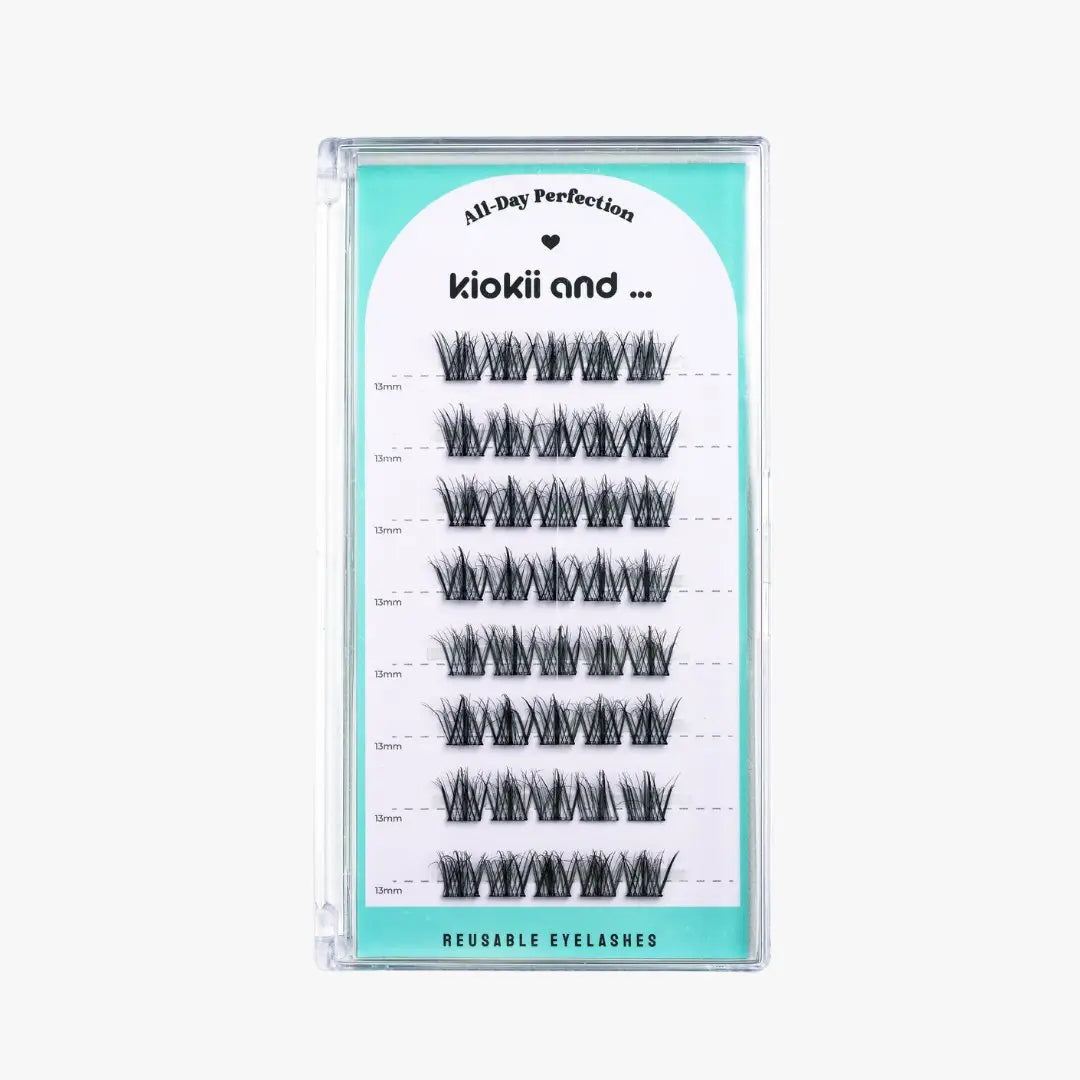 Kiokii Book Cluster Glue-Free Lashes - Silk Stacks 13mm