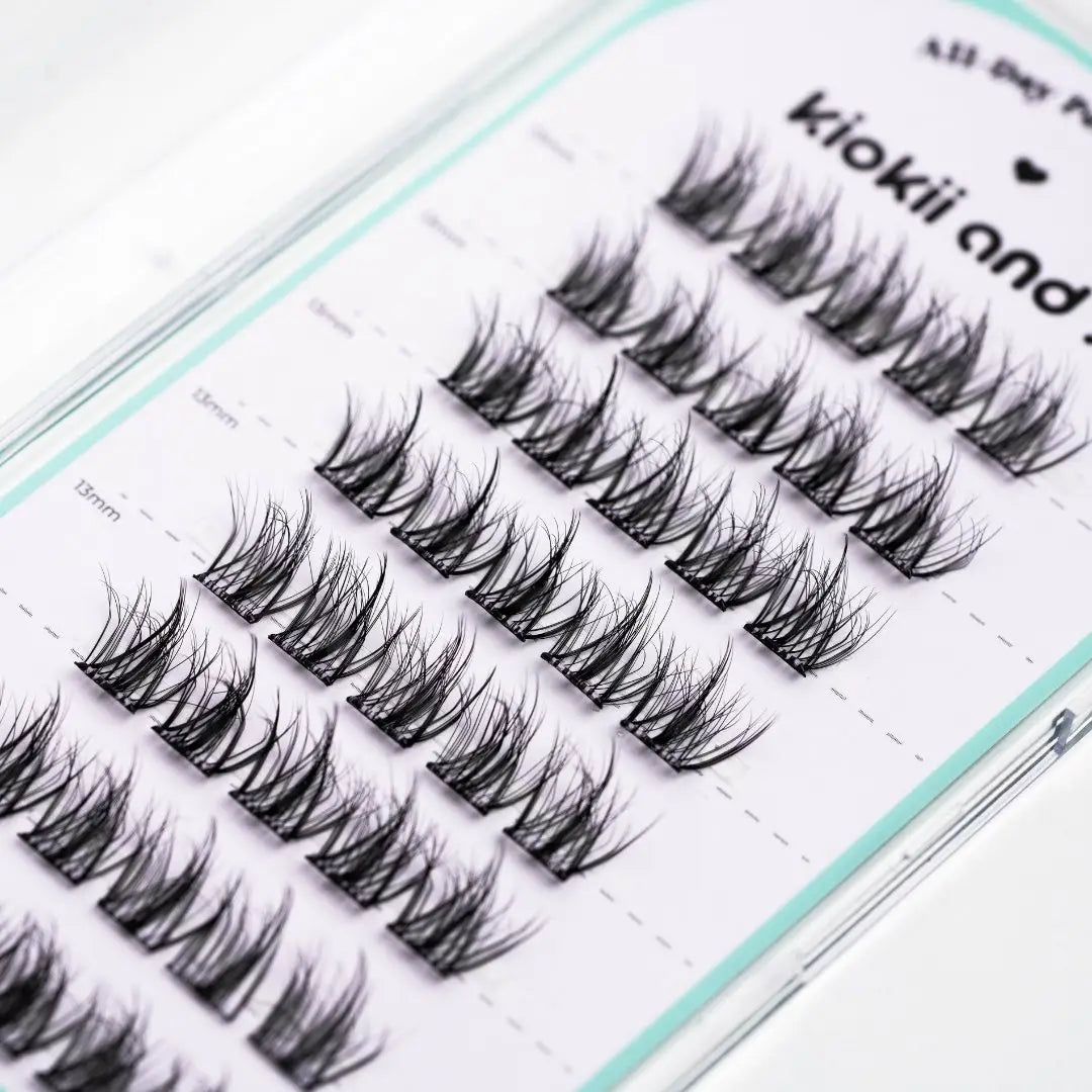 Kiokii Book Cluster Glue-Free Lashes - Silk Stacks 13mm