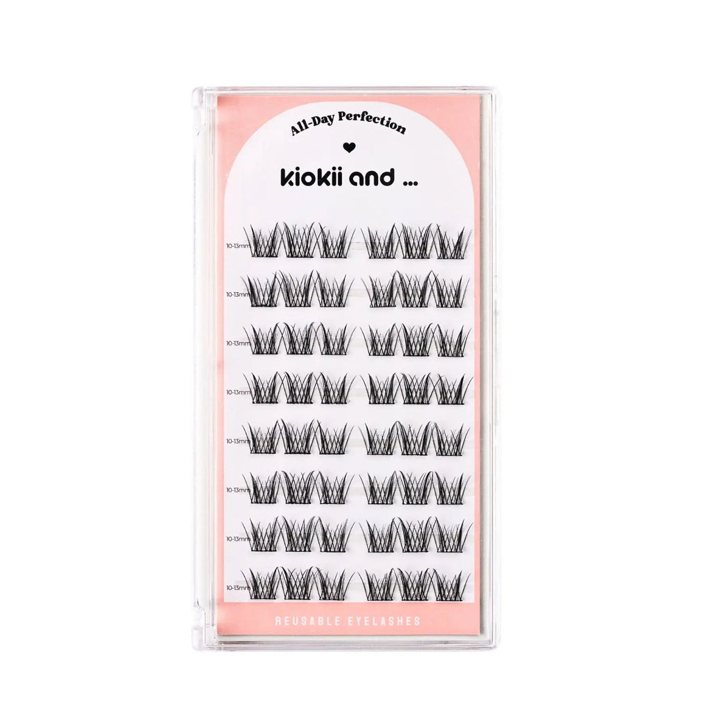 Kiokii Book Cluster Glue-Free Lashes - Voluminous Drama 10mm-13mm