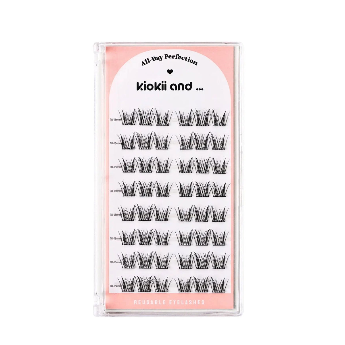 Kiokii Book Cluster Glue-Free Lashes - Voluminous Drama 10mm-13mm