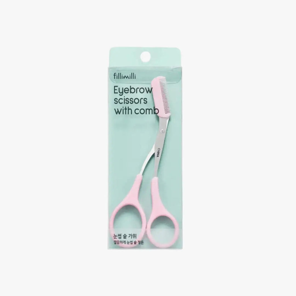 FILLIMILLI Eyebrow Scissors With Comb 1pc