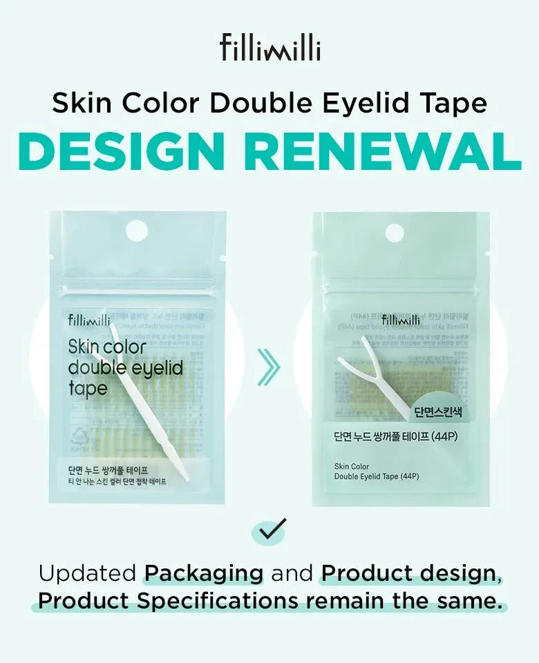 FILLIMILLI Skin Color Double Eyelid Tape 44pcs