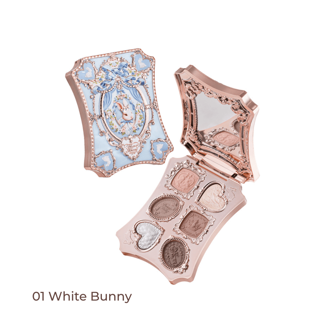 Flower Knows Bunny Garden Collection 6-Color Makeup Palette (3 Styles)
