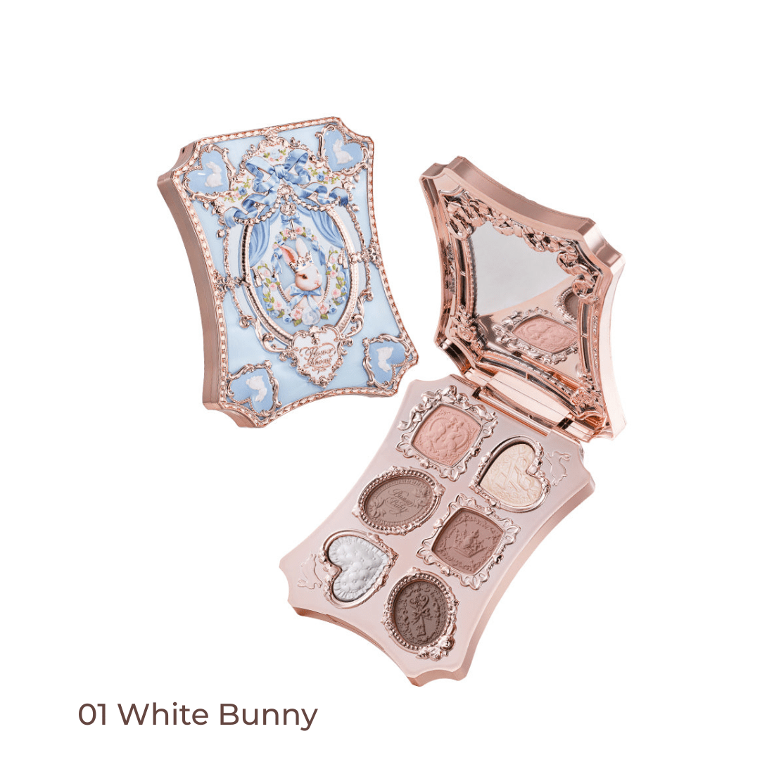Flower Knows Bunny Garden Collection 6-Color Makeup Palette (3 Styles)