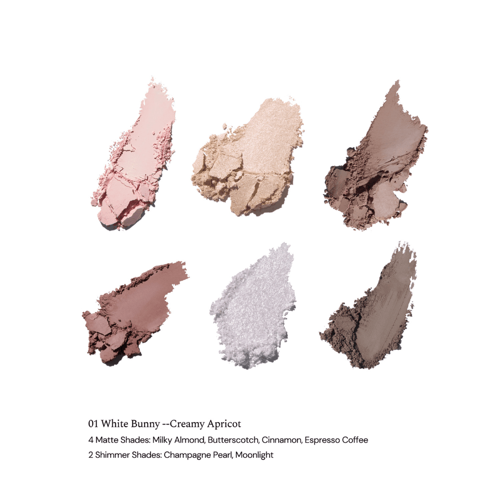 Flower Knows Bunny Garden Collection 6-Color Makeup Palette (3 Styles)