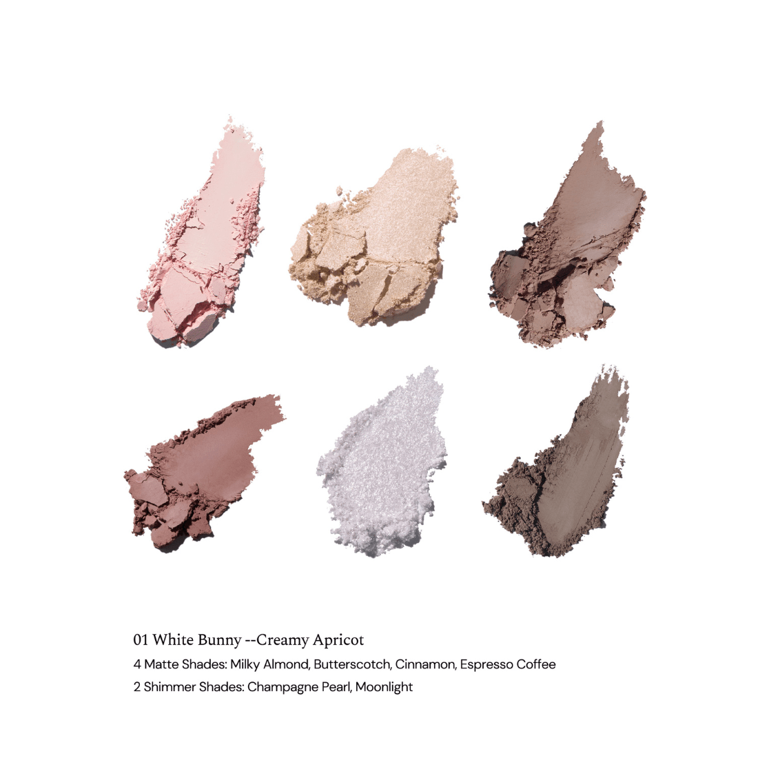 Flower Knows Bunny Garden Collection 6-Color Makeup Palette (3 Styles)