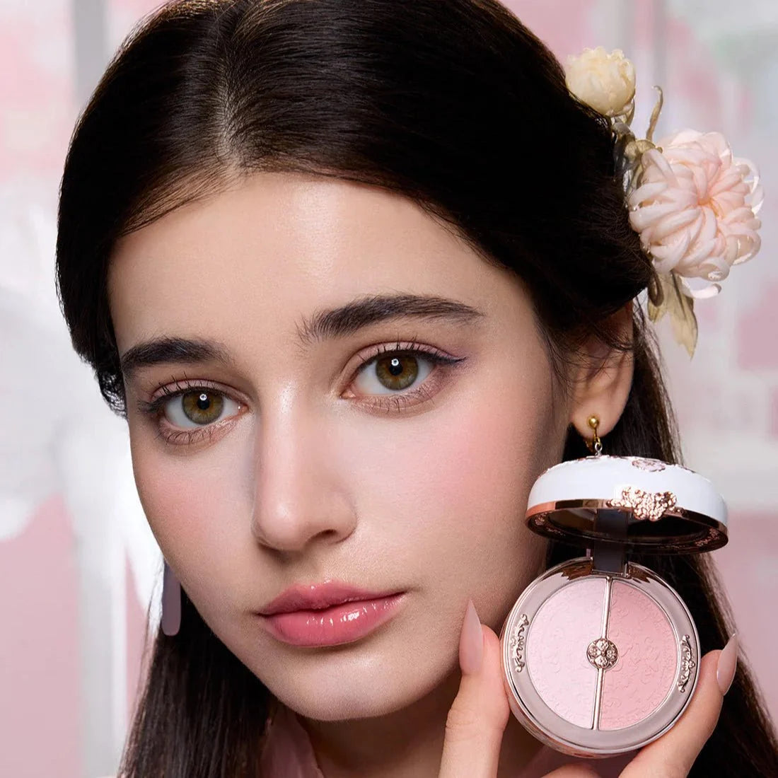 Flower Knows Butterfly Cloud Collar Rouge Box Highlighting & Blush Duo Powder
