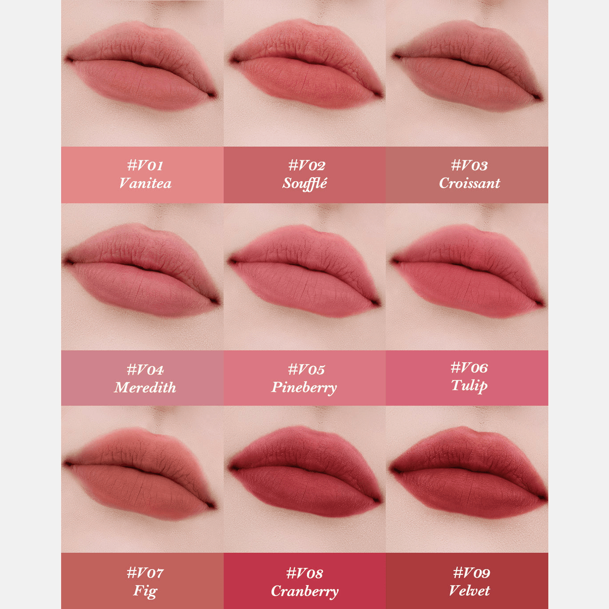 Flower Knows Strawberry Cupid Cake Lip Cream (9 Colors)