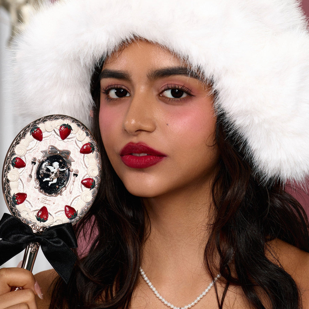 Flower Knows Strawberry Cupid Hand Mirror (3 Styles)