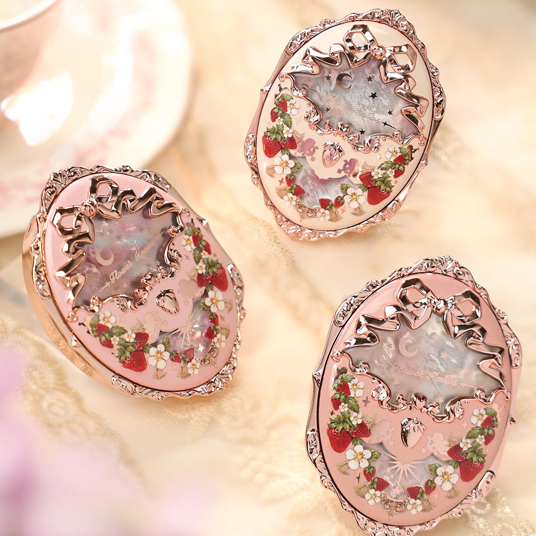 Flower Knows Strawberry Rococo Embossed Blush (3 Colors)
