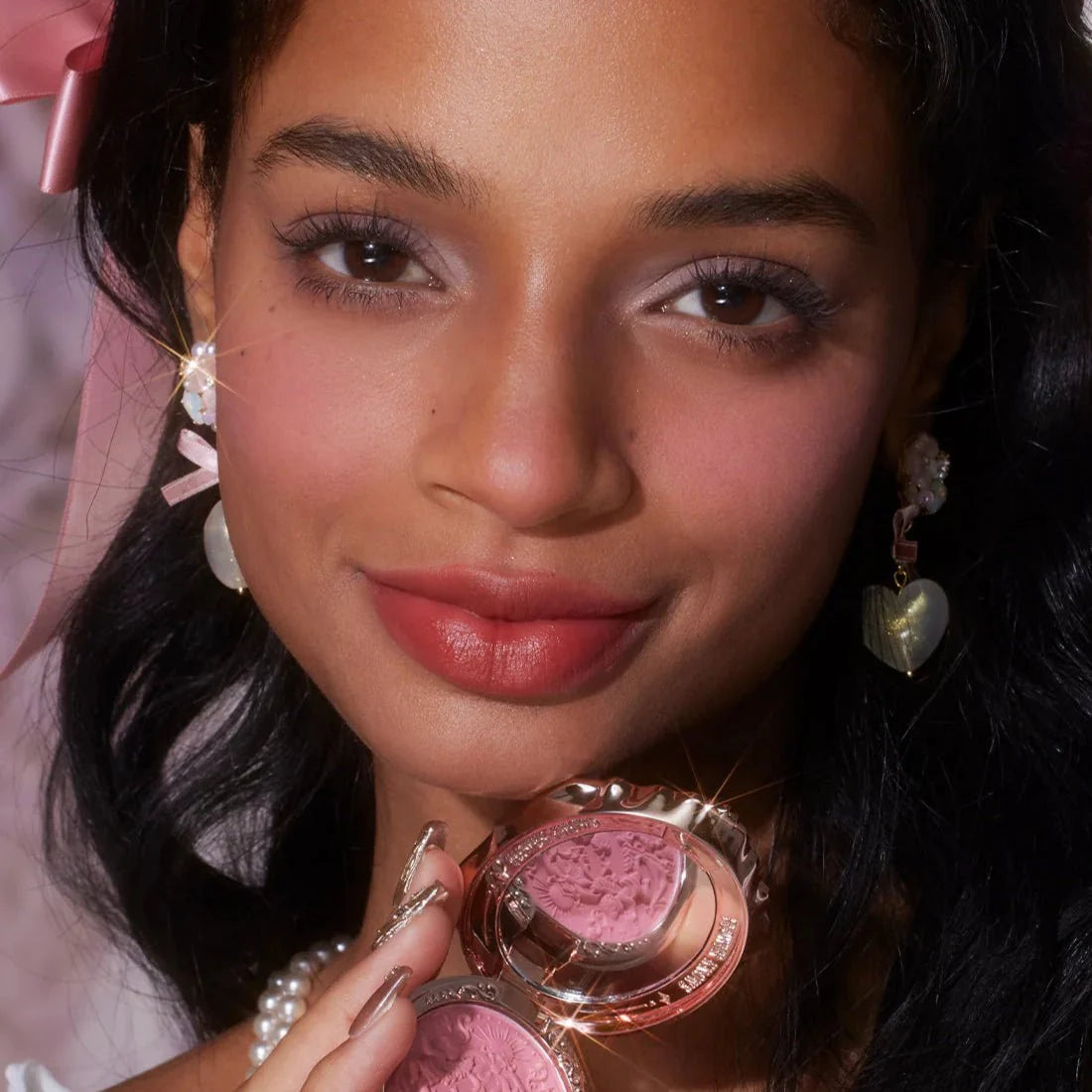Flower Knows Strawberry Rococo Embossed Blush (3 Colors)