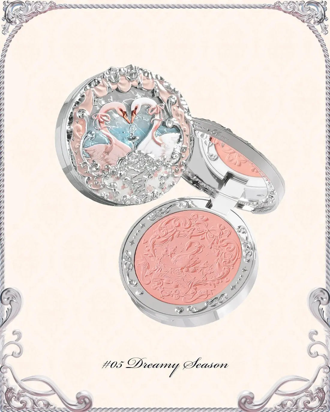 Flower Knows Swan Ballet Series Embossed Blush