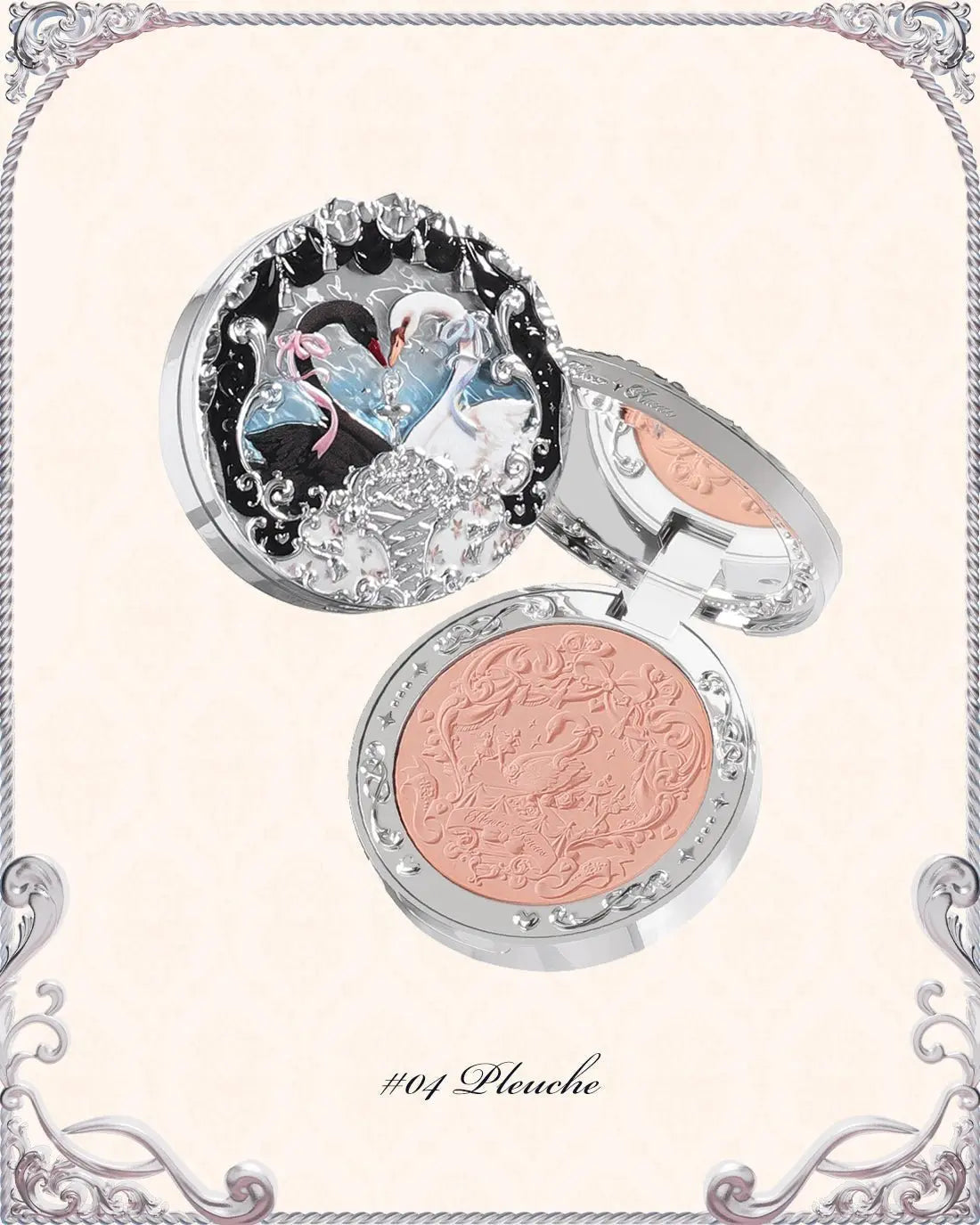 Flower Knows Swan Ballet Series Embossed Blush