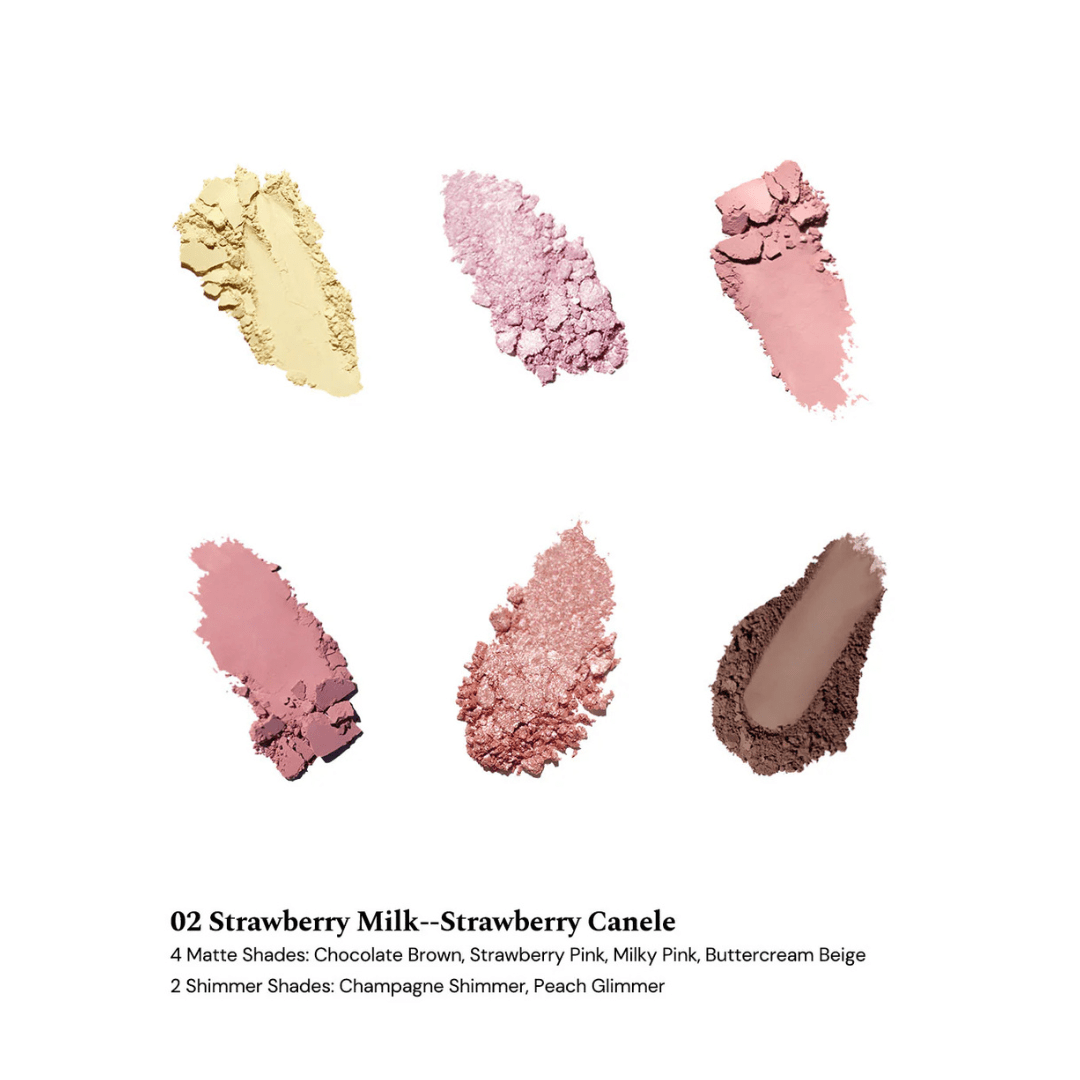 Flower Knows The Sweetie Bear Collection 6-Color Makeup Palette (3 Styles)