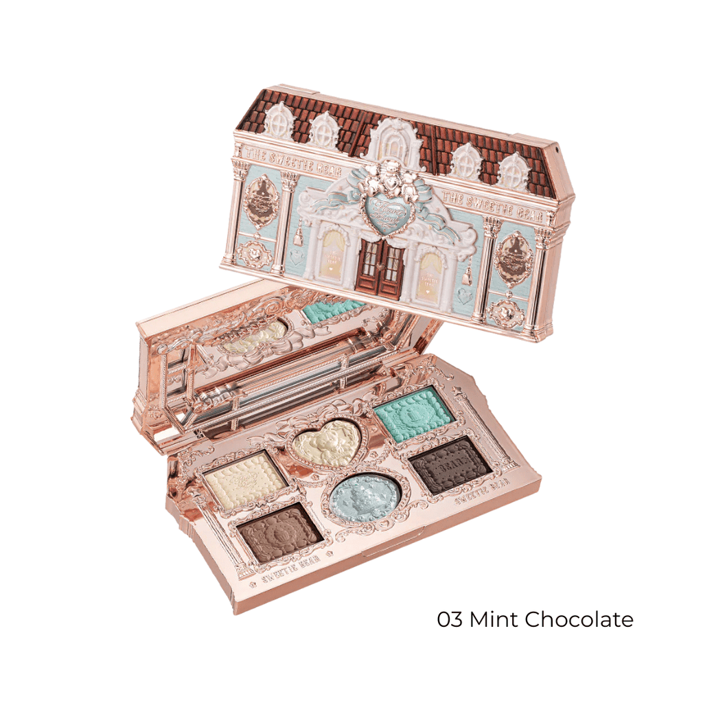 Flower Knows The Sweetie Bear Collection 6-Color Makeup Palette (3 Styles)
