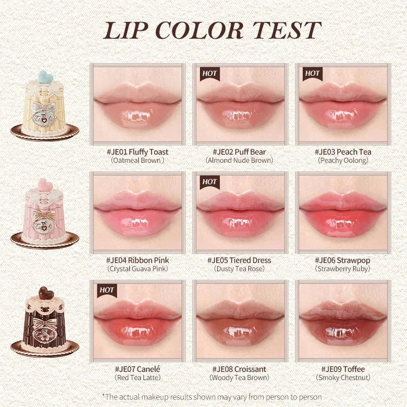 Flower Knows The Sweetie Bear Collection Coating Lip Jelly (9 Colors)