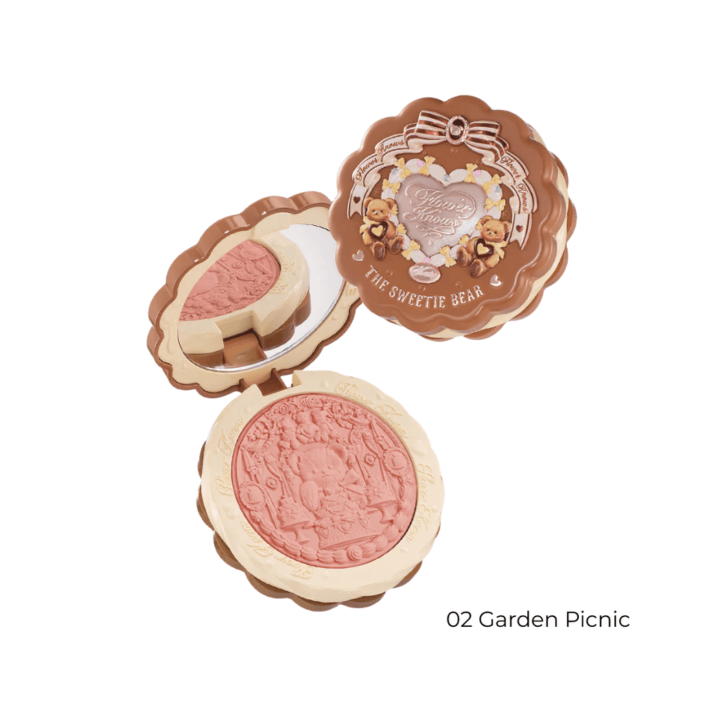 Flower Knows The Sweetie Bear Collection Silk Satin Blush (5 Colors)