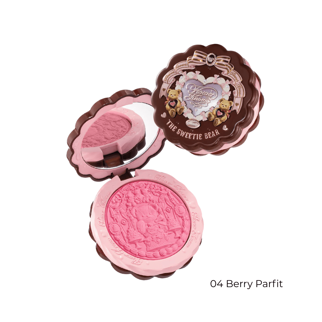 Flower Knows The Sweetie Bear Collection Silk Satin Blush (5 Colors)