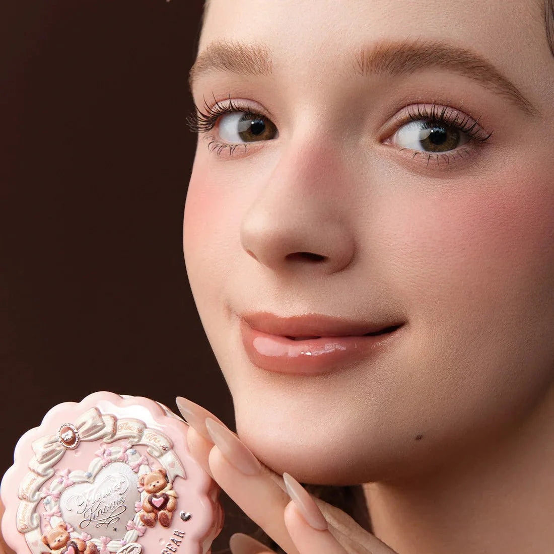 Flower Knows The Sweetie Bear Collection Silk Satin Blush (5 Colors)