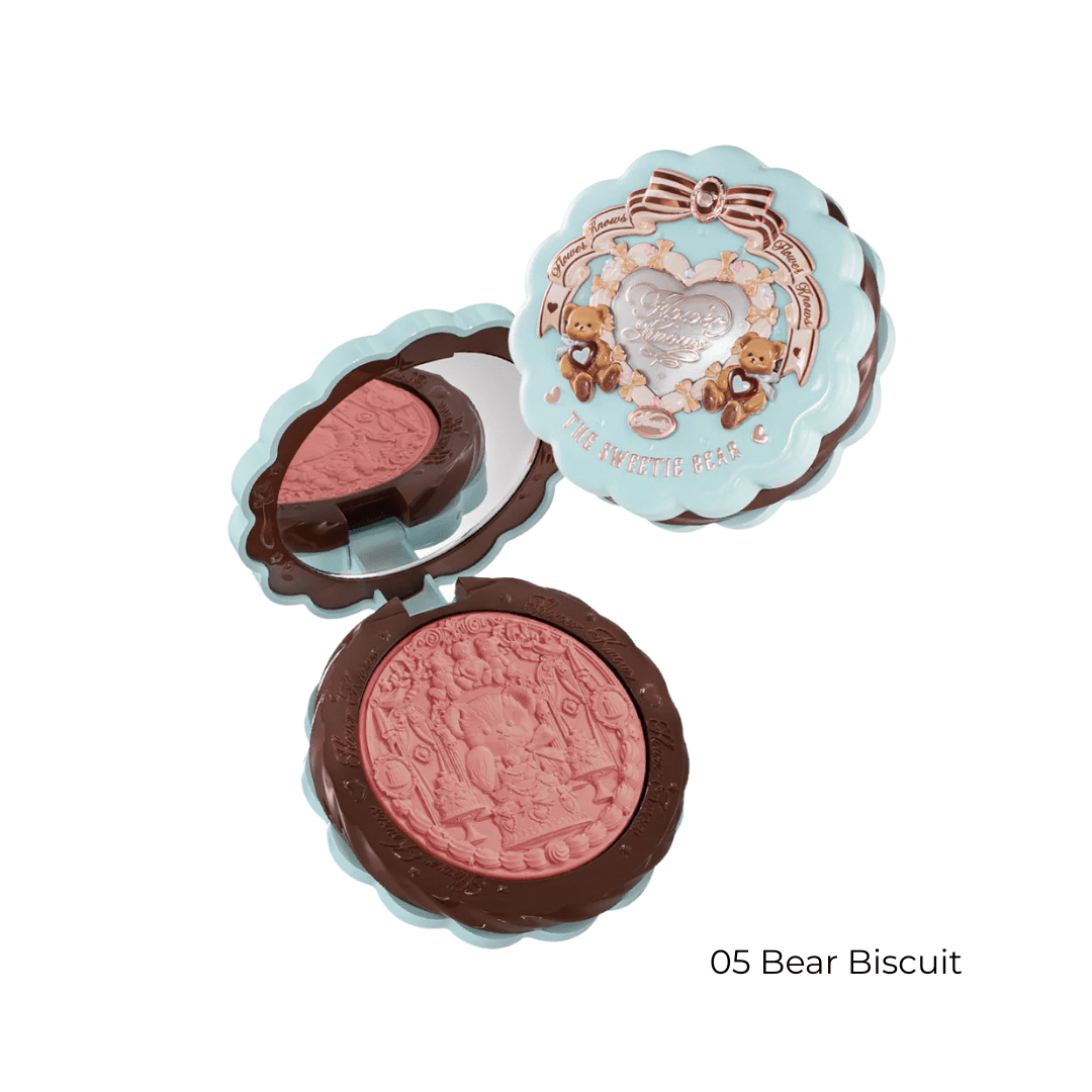Flower Knows The Sweetie Bear Collection Silk Satin Blush (5 Colors)