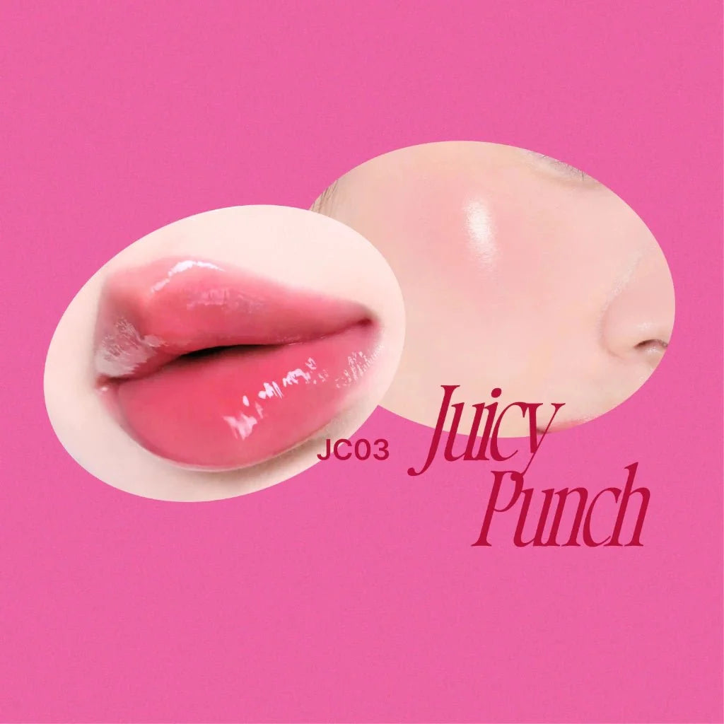 Fwee Lip & Cheek Glowy Jelly Pot + Pendant Keyring Set (Random Color)