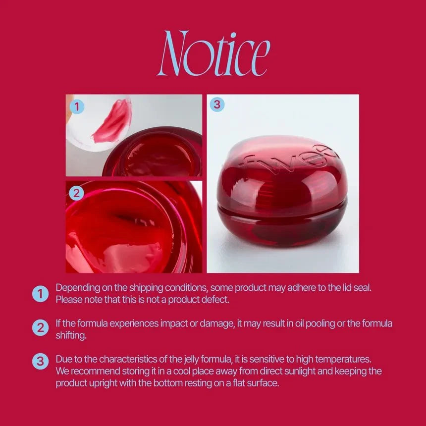Fwee Lip & Cheek Glowy Jelly Pot + Pendant Keyring Set (Random Color)