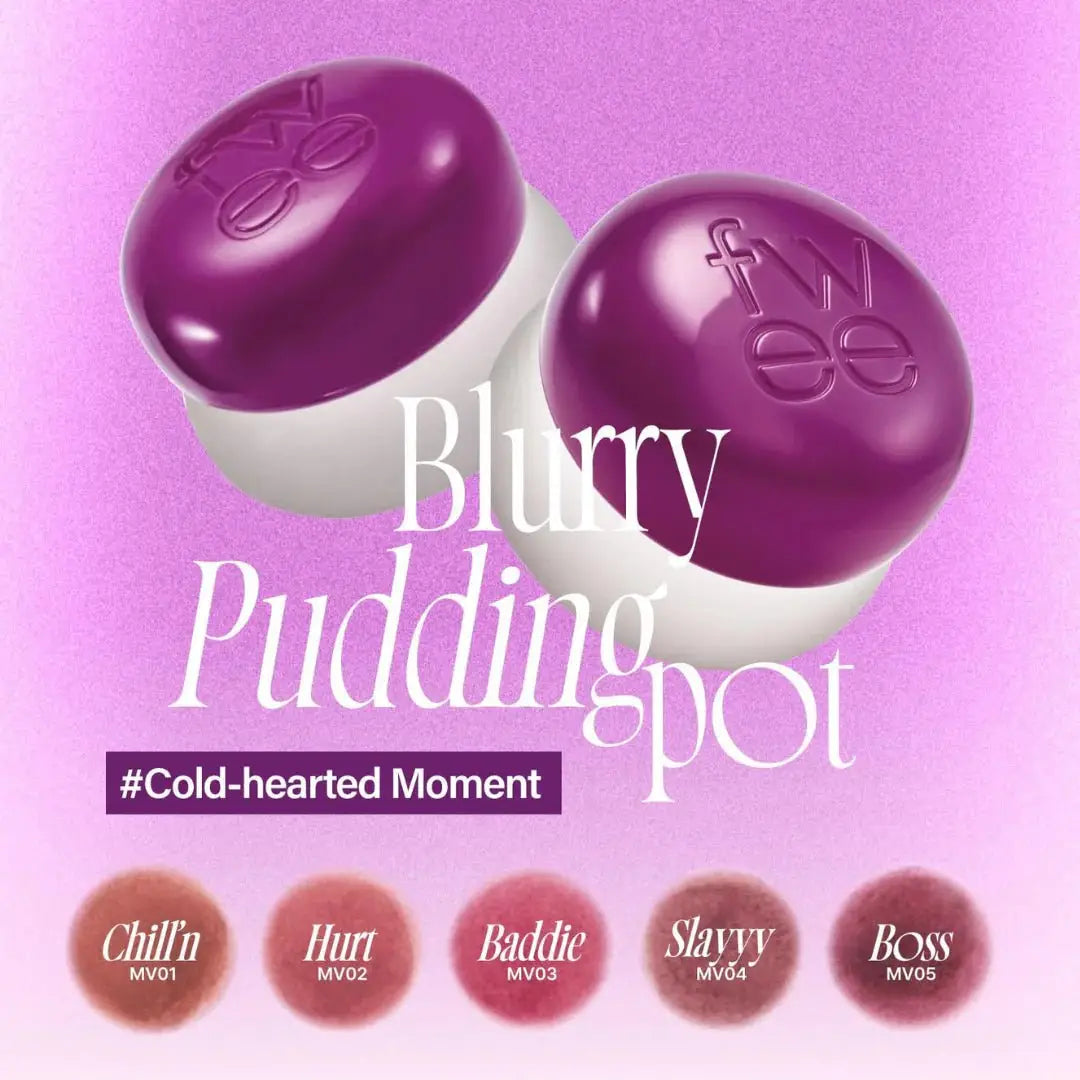 Fwee Lip & Cheek Blurry Pudding Pot #Cold Hearted Moment