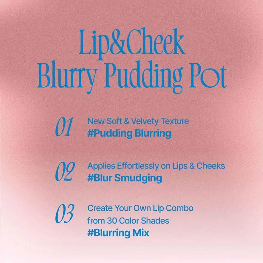 Fwee Lip & Cheek Blurry Pudding Pot #Faded Moment