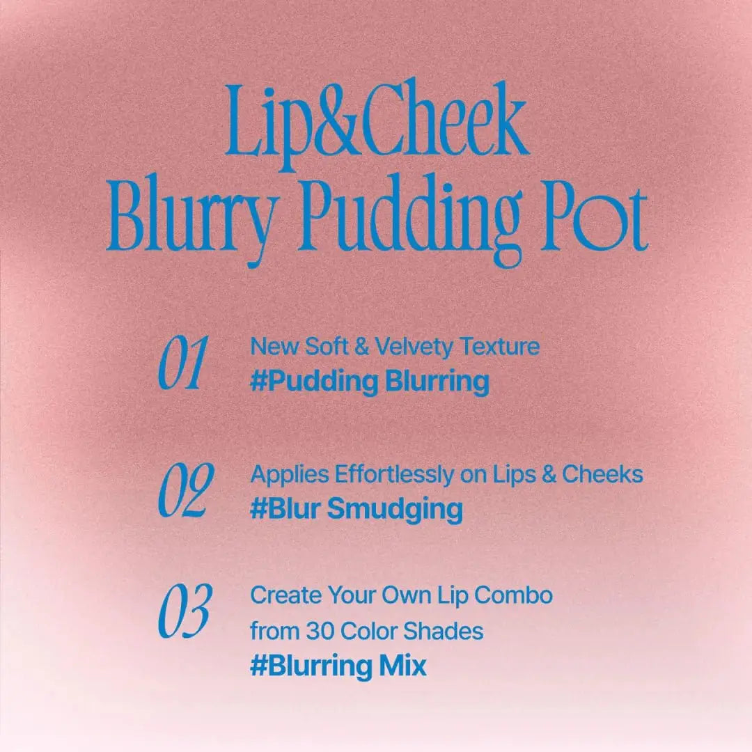 Fwee Lip & Cheek Blurry Pudding Pot #Faded Moment