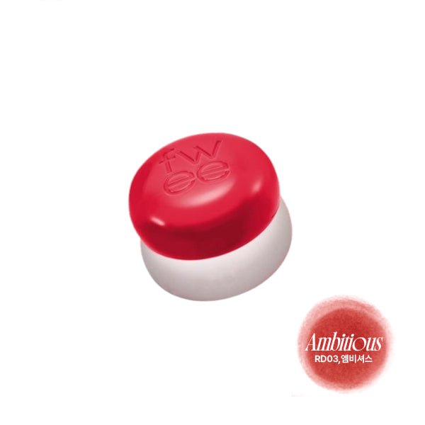 Fwee Lip & Cheek Blurry Pudding Pot #Reddish Moment