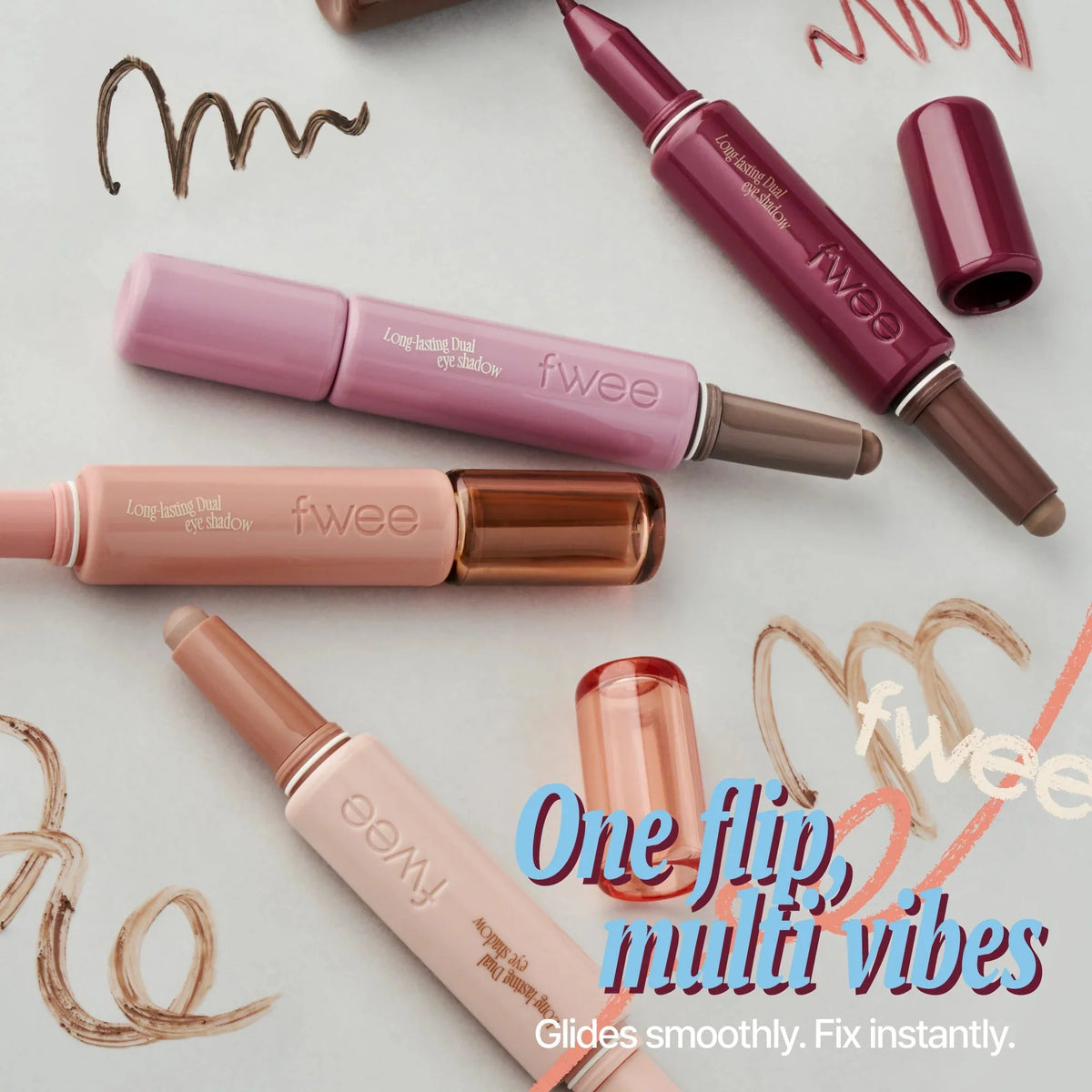 Fwee Long-Lasting Dual Coloring Stick Lip Liner - 4 colors