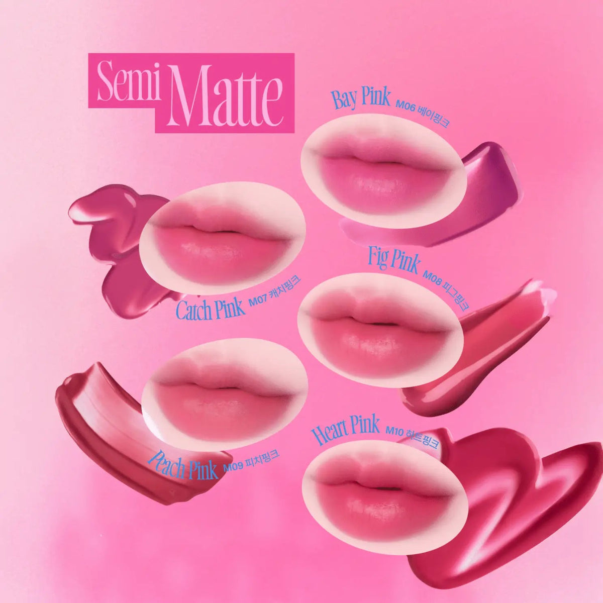 Fwee Pink Obsession Stay-Fit Lip Tint 3.8g - Matte & Glossy