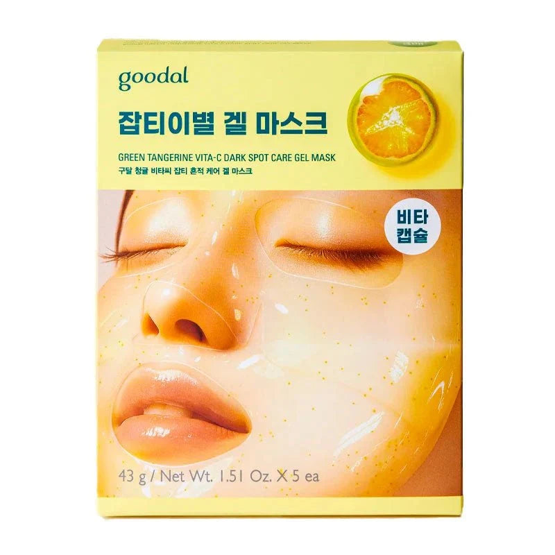 GOODAL Green Tangerine Vita C Dark Spot Care Gel Mask 5pcs